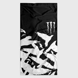 Бандана-труба Monster energy crow, цвет: 3D-принт — фото 2