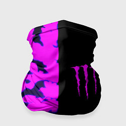 Бандана-труба Monster energy neon camo, цвет: 3D-принт