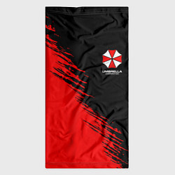 Бандана-труба Umbrella Corp - red and black, цвет: 3D-принт — фото 2