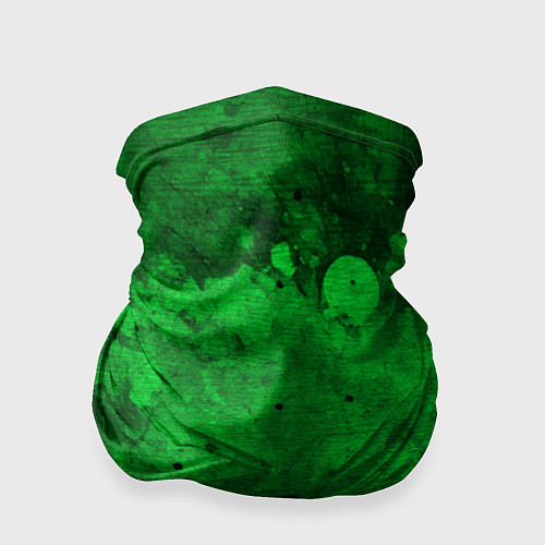 Бандана Абстракция - green acid stains / 3D-принт – фото 1