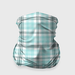 Бандана-труба Checkered light blue, цвет: 3D-принт