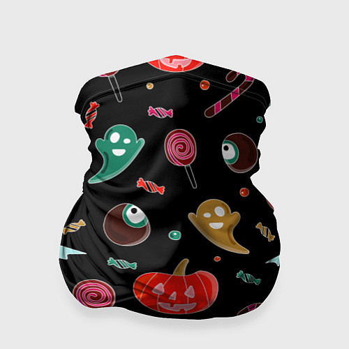 Бандана Halloween red pumpkin / 3D-принт – фото 1