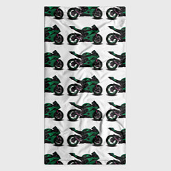 Бандана-труба Motorbike dark green, цвет: 3D-принт — фото 2