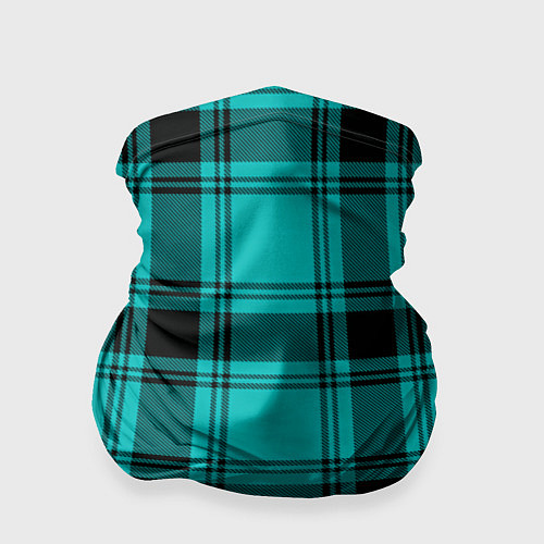 Бандана Checkered blue / 3D-принт – фото 1