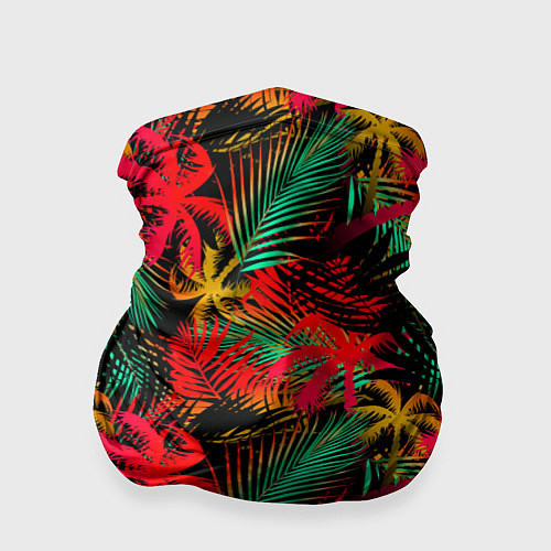 Бандана Palm yellow red / 3D-принт – фото 1