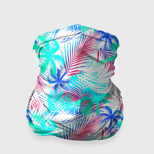 Бандана Palm blue light blue / 3D-принт – фото 1