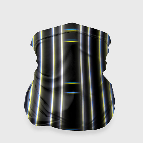 Бандана Neon yellow blue white / 3D-принт – фото 1