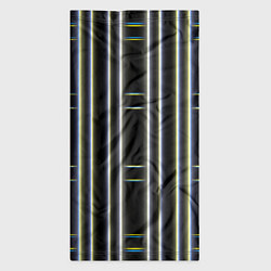 Бандана-труба Neon yellow blue white, цвет: 3D-принт — фото 2