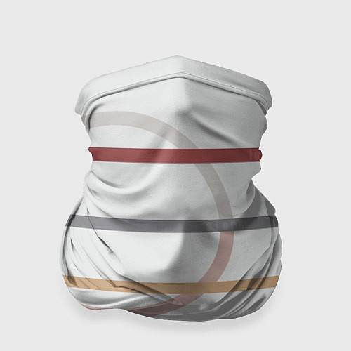 Бандана Stripes and circle / 3D-принт – фото 1