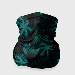 Бандана Palm light blue dark