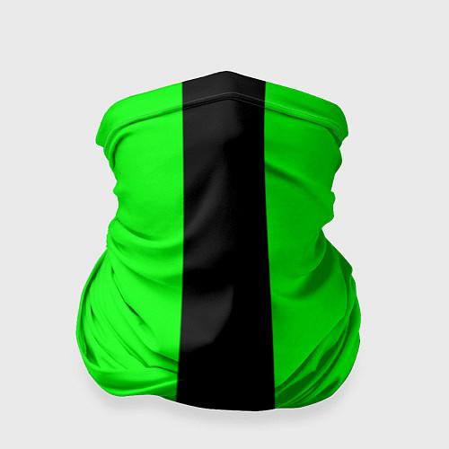 Бандана Color green black line / 3D-принт – фото 1