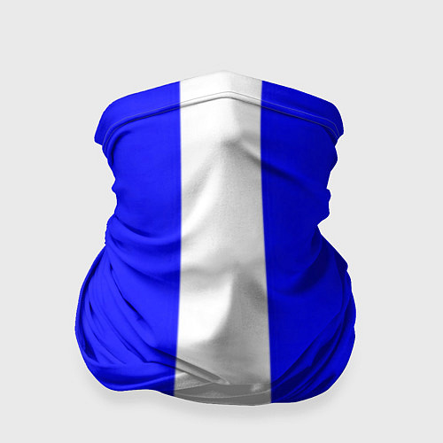 Бандана Color white blue line / 3D-принт – фото 1