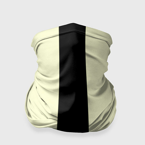 Бандана Color black beige line / 3D-принт – фото 1