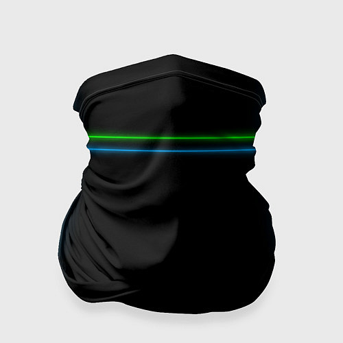 Бандана Neon green light blue / 3D-принт – фото 1