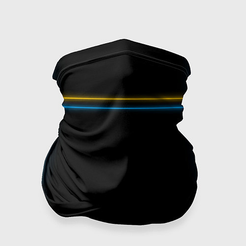 Бандана Neon yellow light blue / 3D-принт – фото 1