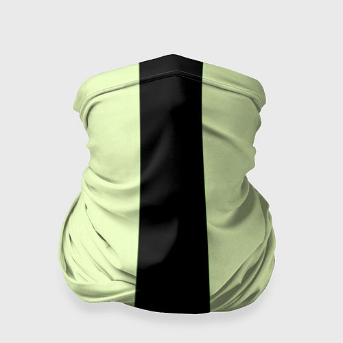 Бандана Color light green black line / 3D-принт – фото 1