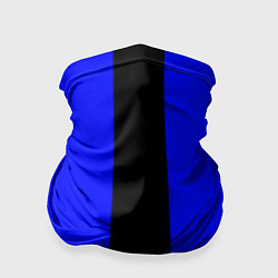 Бандана-труба Color blue black stripes, цвет: 3D-принт