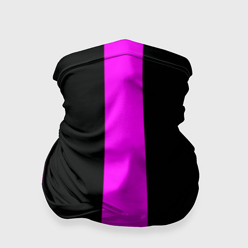 Бандана Color black pink lines / 3D-принт – фото 1