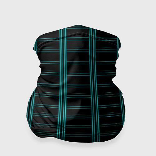 Бандана Color blue dark stripe / 3D-принт – фото 1