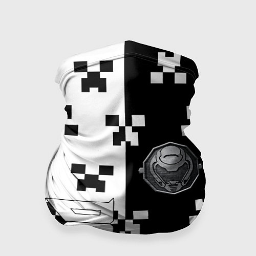 Бандана Doom x minecraft pattern / 3D-принт – фото 1