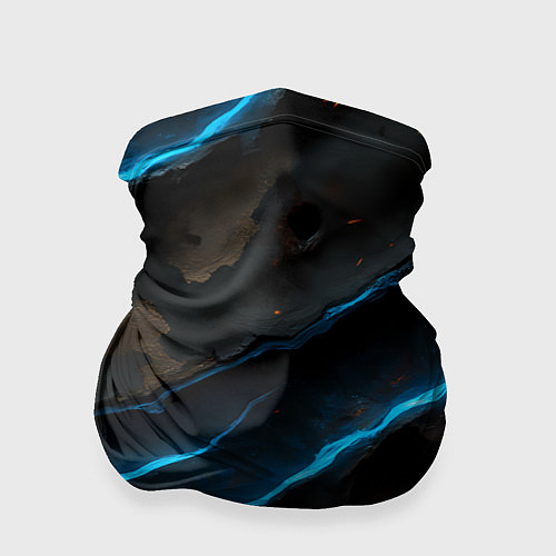Бандана Камуфляж с искрами и неоном / 3D-принт – фото 1