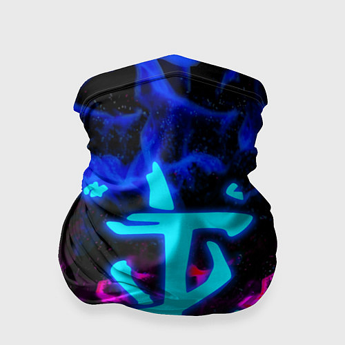 Бандана Doom неоновый дым / 3D-принт – фото 1