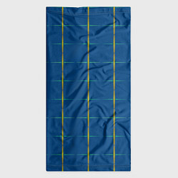 Бандана-труба Color blue yellow cross, цвет: 3D-принт — фото 2
