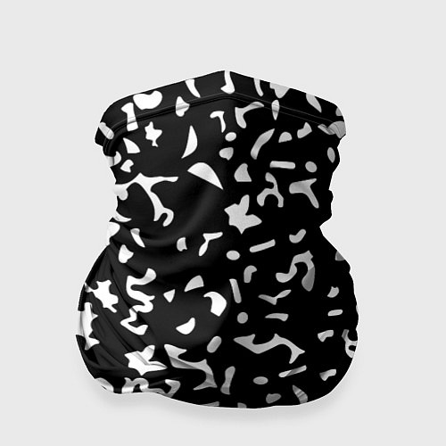 Бандана Черный камуфляж / 3D-принт – фото 1