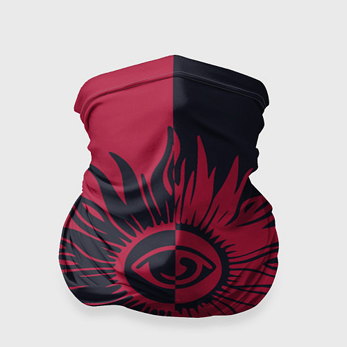 Бандана Солнце красно-синее / 3D-принт – фото 1