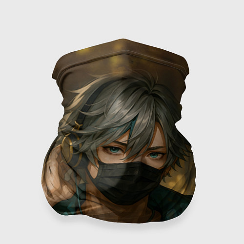 Бандана Красивый парень в маске / 3D-принт – фото 1