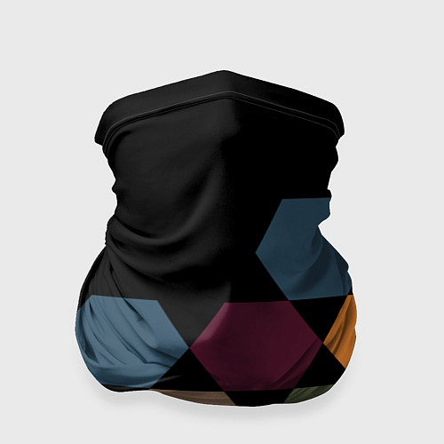 Бандана Honeycombs autumn colors / 3D-принт – фото 1