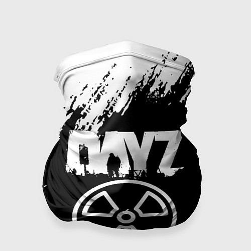 Бандана Dayz белые краски лого / 3D-принт – фото 1