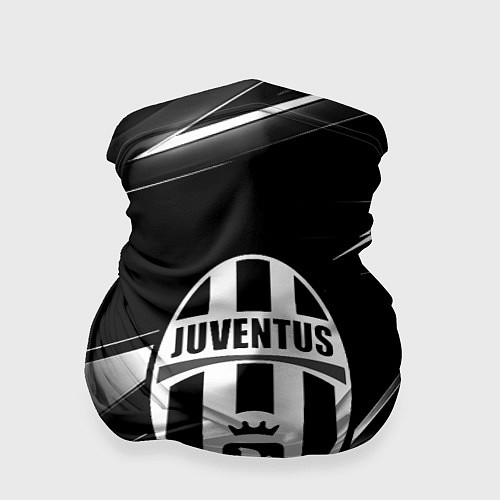 Бандана Juventus geometry stripes black / 3D-принт – фото 1