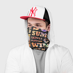 Бандана-труба Лето, буквы pattern, цвет: 3D-принт — фото 2