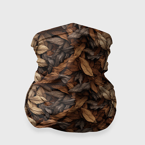 Бандана Камуфляж из осенних листьев / 3D-принт – фото 1