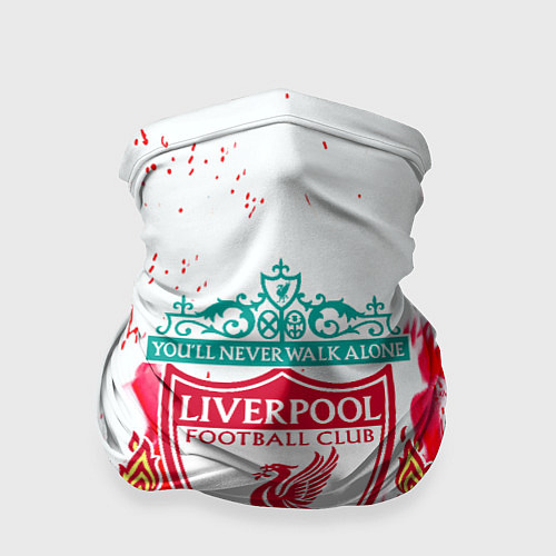 Бандана Liverpool розовый огонь / 3D-принт – фото 1
