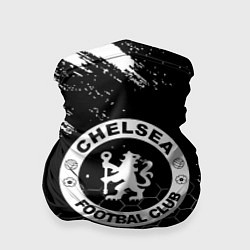 Бандана Челси соты черно белые краски