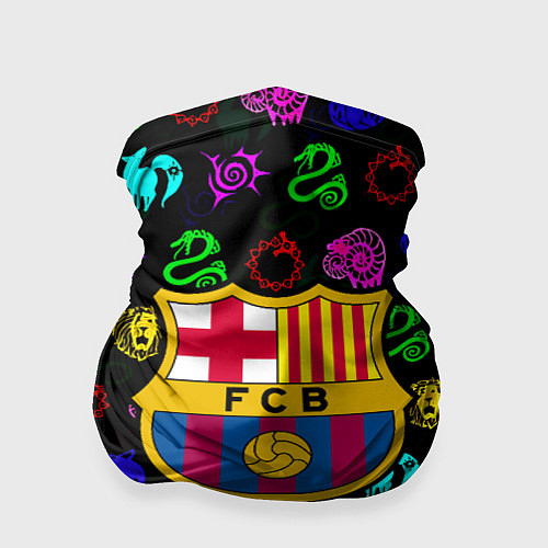 Бандана Barcelona neon games logo / 3D-принт – фото 1