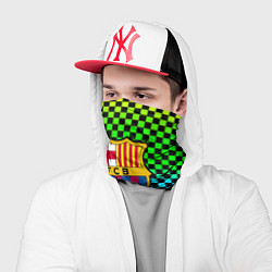 Бандана-труба Barcelona gradient neon, цвет: 3D-принт — фото 2