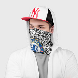 Бандана-труба Челси штрихи красок, цвет: 3D-принт — фото 2