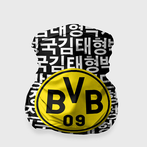 Бандана Borussia японские символы паттерн / 3D-принт – фото 1
