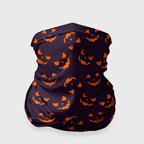 Бандана Страшно веселый Halloween - паттерн / 3D-принт – фото 1