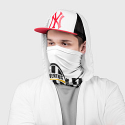 Бандана-труба Juventus болельщики паттерн, цвет: 3D-принт — фото 2