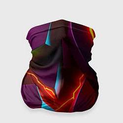 Бандана-труба Fractures multicolored tiles, цвет: 3D-принт