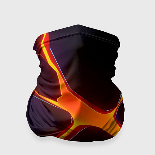 Бандана Orange rift / 3D-принт – фото 1