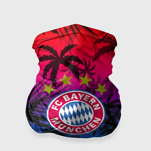 Бандана Бавария Мюнхен неон тропики / 3D-принт – фото 1