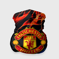 Бандана-труба Манчестер Юнайтед огонь битва, цвет: 3D-принт