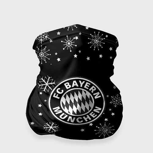 Бандана Бавария Мюнхен зима снежинки / 3D-принт – фото 1