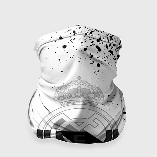 Бандана Реал Мадрид черно белые краски / 3D-принт – фото 1