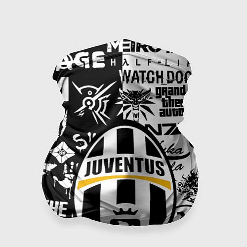 Бандана Ювентус логотипы всех игр / 3D-принт – фото 1